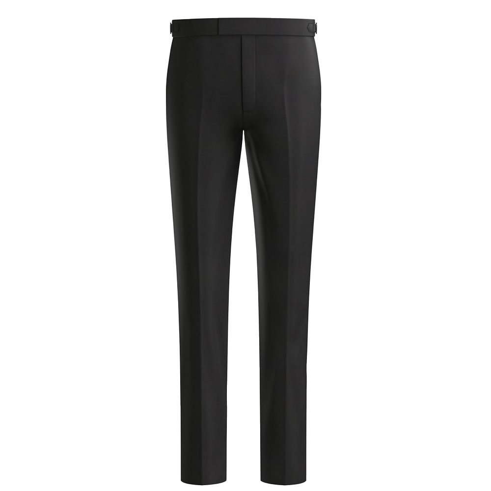 Men's Tuxedo Pant With Stripe - Black | Konga Online Shopping