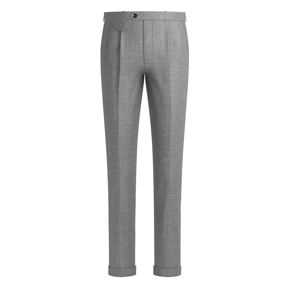 GREY VINTAGE LINEN TROUSERS | Washington Apparel Company