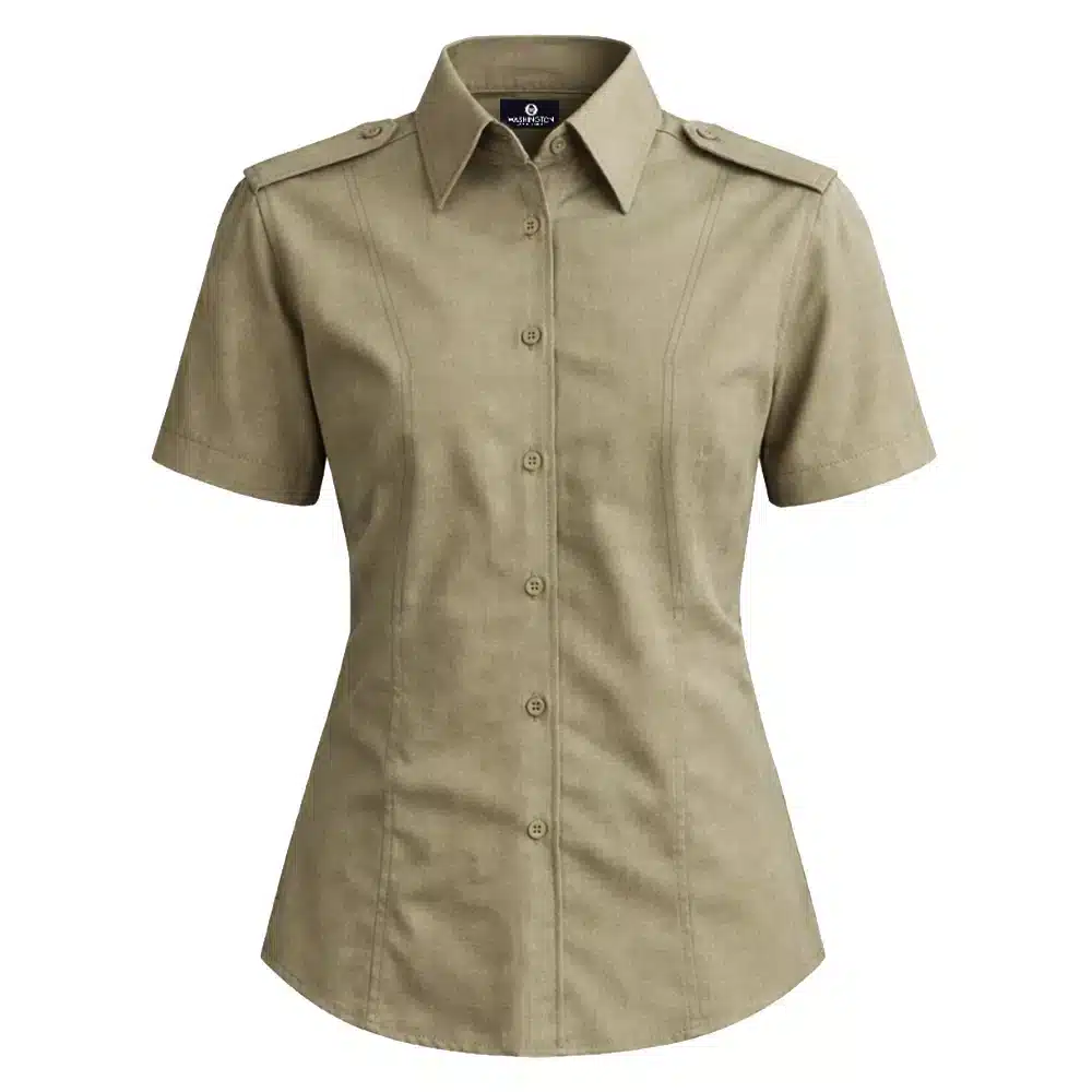 ARMY GREEN SERVICE UNIFORM (AGSU) SHORT SLEEVE SHIRT - FEMALE OFFICER