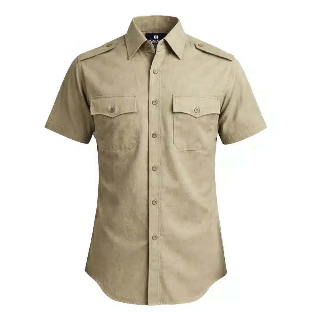 ARMY GREEN SERVICE UNIFORM (AGSU) SHORT SLEEVE SHIRT - OFFICER