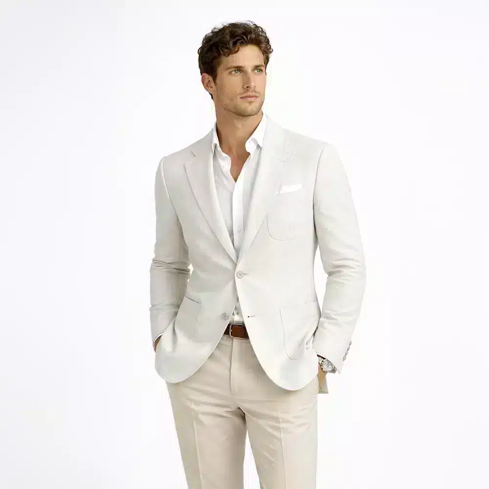 WHITE LINEN SPORT COAT