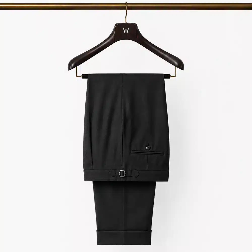 BLACK COTTON CHINO