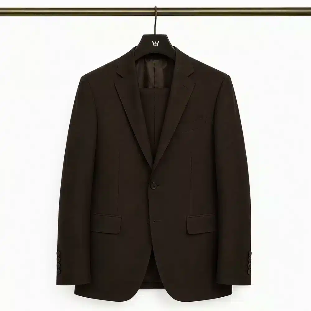 ESSENTIAL DARK BROWN SUIT S150