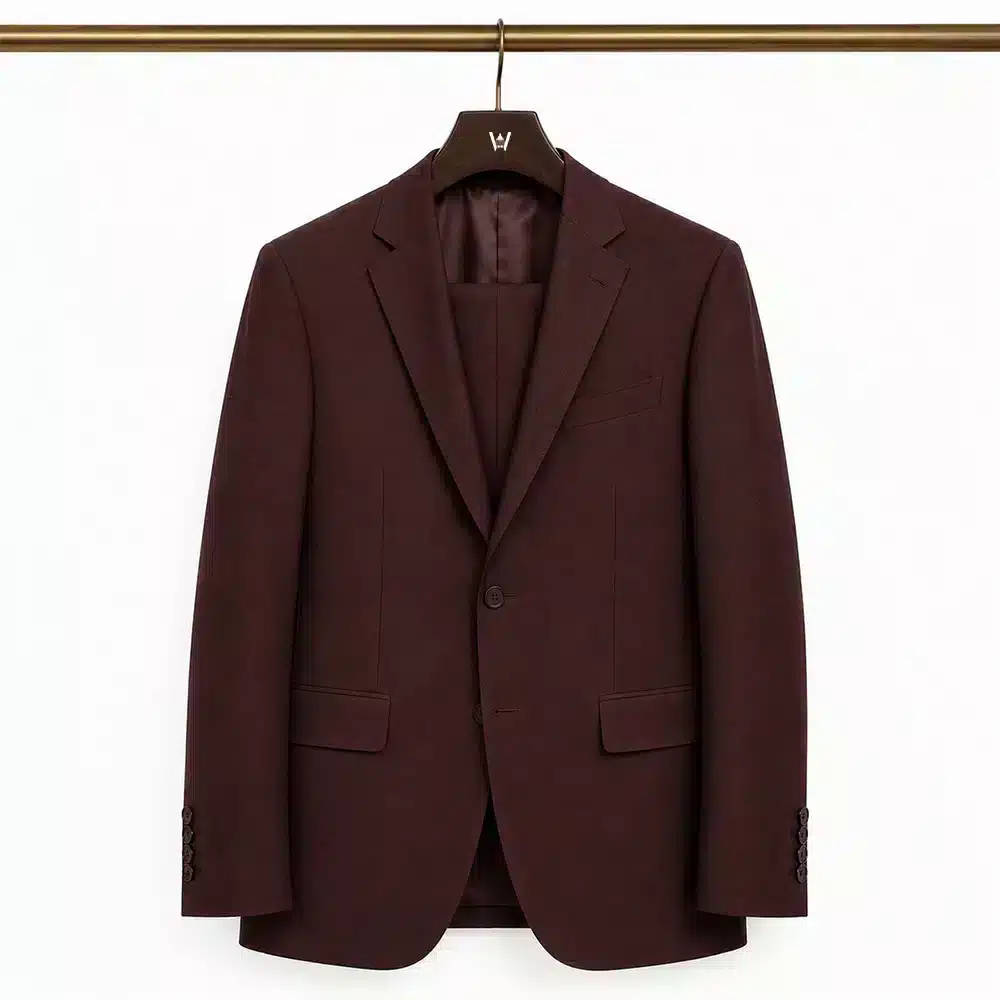 ESSENTIAL BURGUNDY SUIT S150