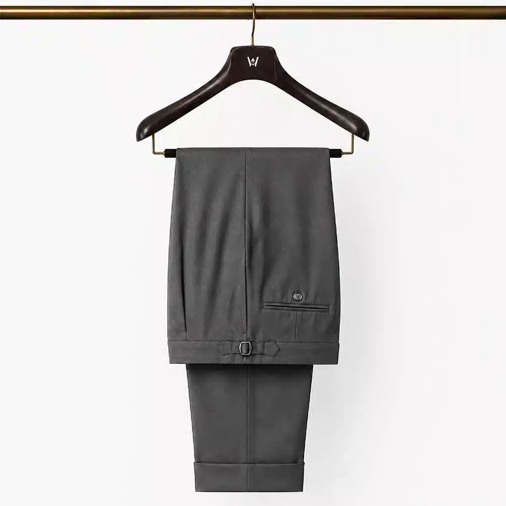 GRAY COTTON CHINO