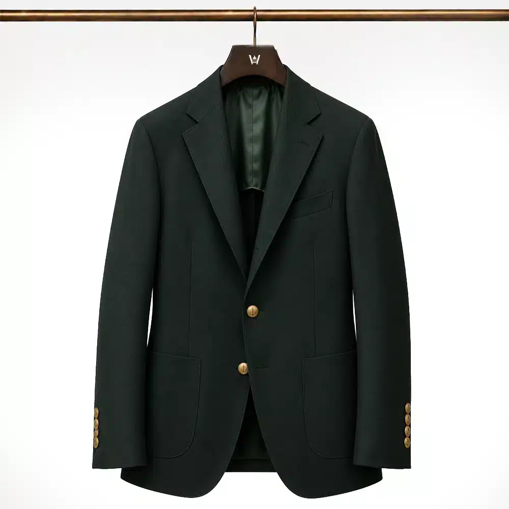 ESSENTIAL HUNTER GREEN BLAZER
