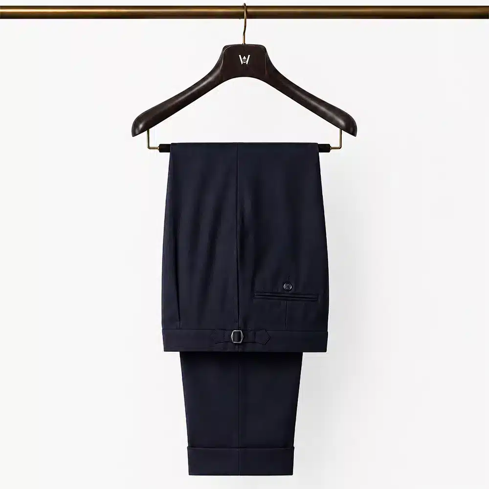 NAVY COTTON CHINO