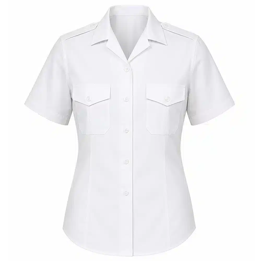 USN WHITE SUMMER SHIRT - FEMALE