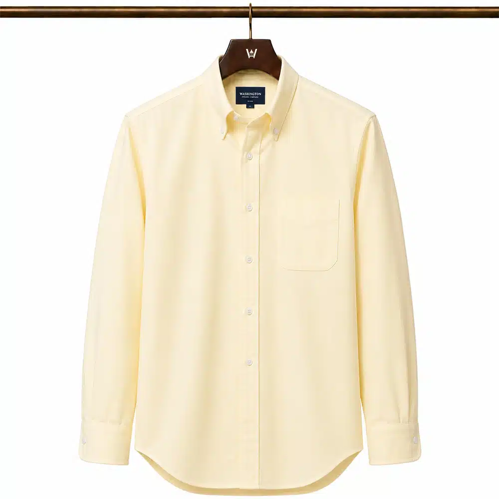 YELLOW OXFORD CLOTH BUTTON DOWN