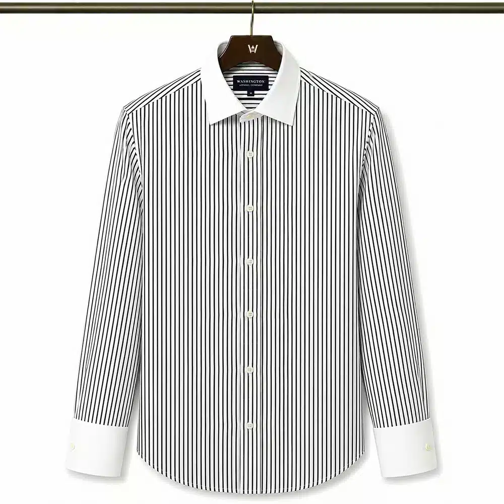 BLACK STRIPE BANKER SHIRT