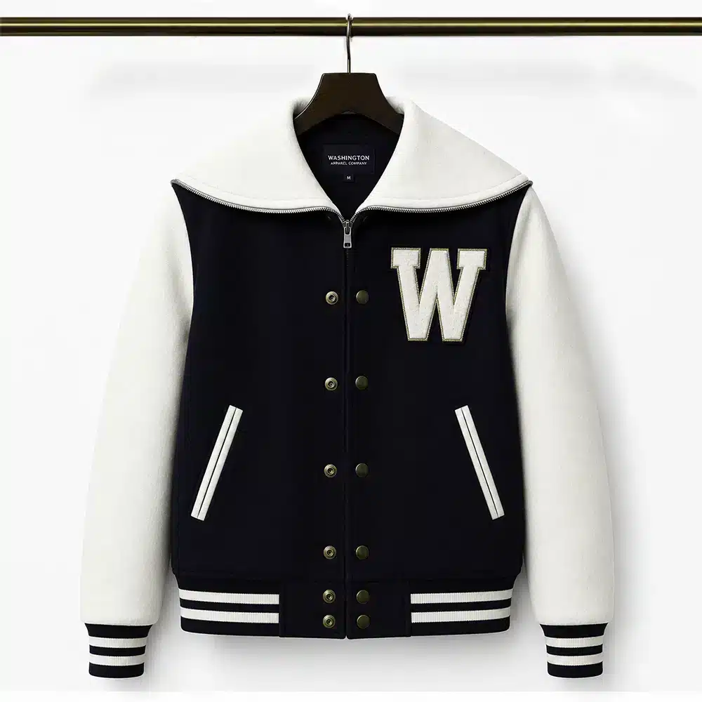 FLEECE VARSITY JACKET