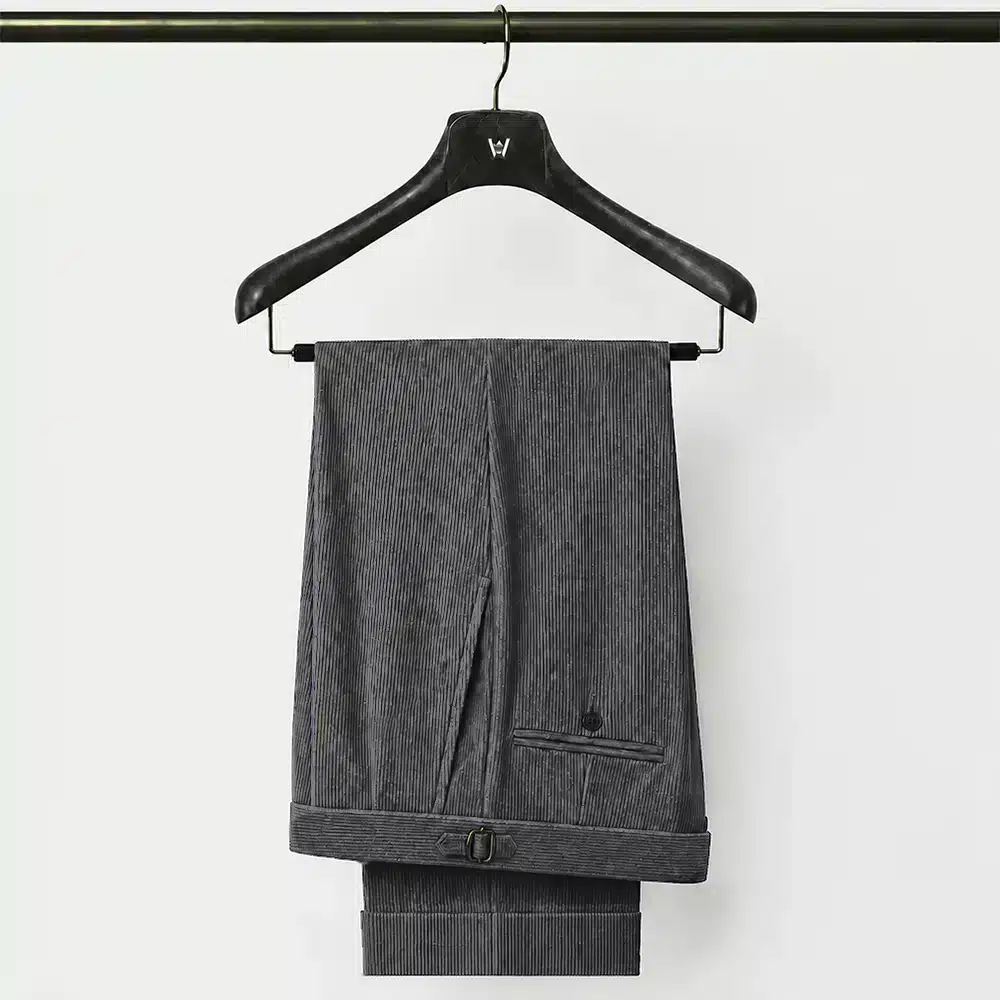 GRAY CORDUROY TROUSERS
