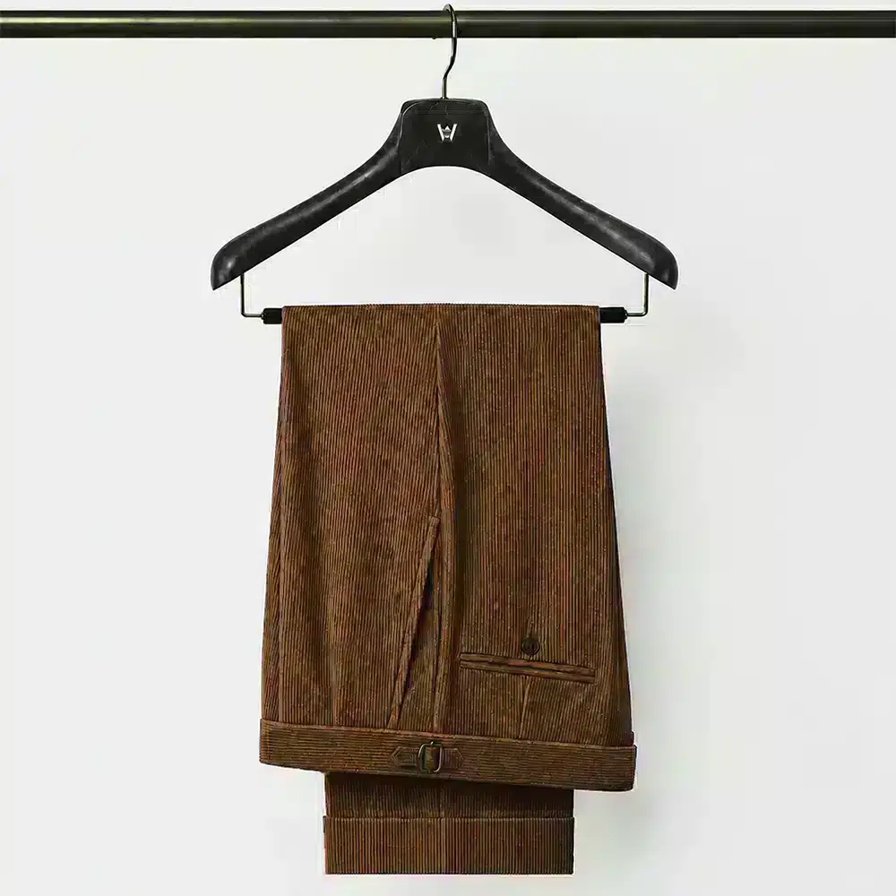 RUST CORDUROY TROUSERS