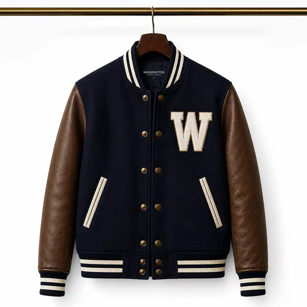 LEATHER VARSITY JACKET